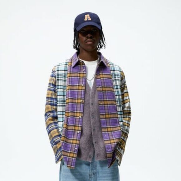 ZARA CONTRASTING PLAID SHIRT
MULTICOLORED - Picture 1 of 1